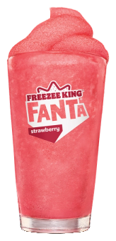 Small Fanta® Strawberry Freezee King