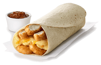 Hash Brown Scramble Burrito w/ Grilled Filet