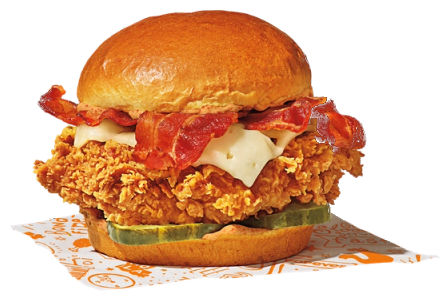 Spicy Bacon & Cheese Chicken Sandwich